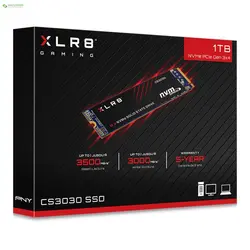 اس اس دی اینترنال پی ان وای CS3030 M.2 NVMe SSD Gen3x4 1TBPNY CS3030 M.2 NVMe SSD Gen3x4 Internal SSD Drive - 1TB
