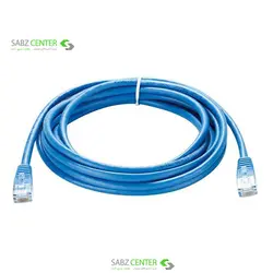 دی لینک پچ کورد آبی CAT5E بدون شیلد با روکش پی وی سی NCB-5EUBLUR1-3D-Link NCB-5EUBLUR1-3 CAT5E UTP 24AWG Patch Cord:3M,PLUG 30U