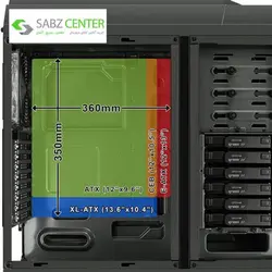 کیس گرین مدل Z7 Gladitor Green Z7 Gladitor Computer Case