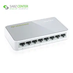 تی پی لینک سوئیچ 8 پورت غیر مدیریتی رومیزی TL-SF1008D TP-LINK TL-SF1008D 8-Port 10/100Mbps Desktop Switch