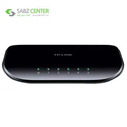سوییچ 5 پورت گیگابیت و دسکتاپ تی پی-لینک مدل New Design TL-SG1005D TP-LINK New Design TL-SG1005D 5-Port Gigabit Desktop Switch