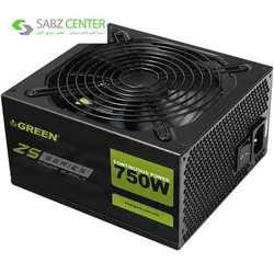 منبع تغذیه کامپیوتر گرین مدل GP750A-ZS Green GP750A-ZS Computer Power Supply