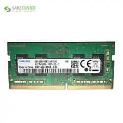 رم لپ تاپ DDR4 سامسونگ SODIMM 4GBSamsung SODIMM DDR4 2400MHz CL19 Single Channel Laptop RAM - 4GB