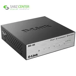 سوییچ 5 پورت دسکتاپ دی-لینک مدل DES-105D-Link DES-105 5-Port Desktop Switch