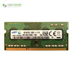 رم لپ تاپ DDR3L سامسونگ PC3L 4GBSamsung PC3L DDR3L 1600MHz CL11 Single Channel Laptop RAM - 4GB