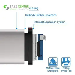 هارددیسک اکسترنال سیلیکون پاور مدل Armor A85 ظرفیت 4 ترابایتSilicon Power Armor A85 External Hard Drive - 4TB