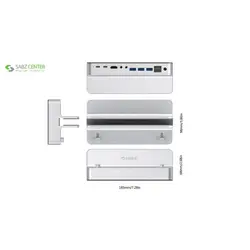 داک لپ تاپ و هاب USB اوریکو مدل ANS6 Orico ANS6 Laptop Dock and USB Hub