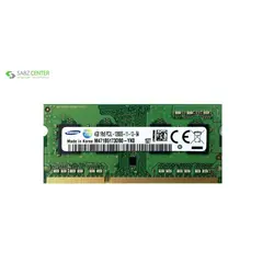 رم لپ تاپ سامسونگ مدل DDR3L 1600MHz ظرفیت 4 گیگابایتSAMSUNG DDR3L 12800 MHz RAM - 4GB