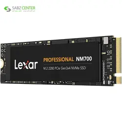 اس اس دی اینترنال لکسار NM700 M.2 2280 256GBLexar NM700 M.2 2280 Internal SSD - 256GB
