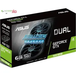 کارت گرافیک ایسوس DUAL-GTX1660S-O6G-EVOASUS DUAL-GTX1660S-O6G-EVO Graphic Card