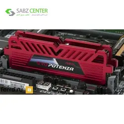 رم دسکتاپ DDR4 تک کاناله 3000مگاهرتز گیل Potenza 16GB Geil Evo Potenza DDR4 3000MHz CL16 Single Channel Desktop RAM - 16GB