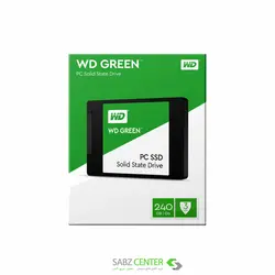 حافظه SSD وسترن ديجيتال GREEN 240 گیگابایت WDS240G1G0A Western Digital GREEN WDS240G1G0A SSD Drive - 240GB