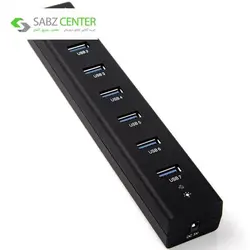 هاب USB 3.0 هفت پورت اوریکو مدل H7013-U3 Orico H7013-U3 7-Port USB 3.0 Hub