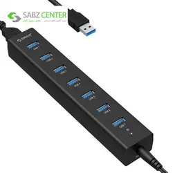 هاب USB 3.0 هفت پورت اوریکو مدل H7013-U3 Orico H7013-U3 7-Port USB 3.0 Hub