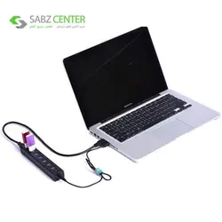هاب USB 3.0 هفت پورت اوریکو مدل H7013-U3 Orico H7013-U3 7-Port USB 3.0 Hub