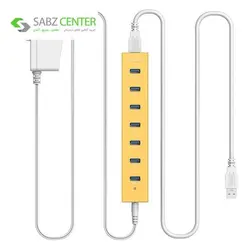 هاب USB 3.0 هفت پورت اوریکو مدل H7013-U3 Orico H7013-U3 7-Port USB 3.0 Hub