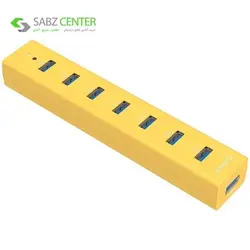 هاب USB 3.0 هفت پورت اوریکو مدل H7013-U3 Orico H7013-U3 7-Port USB 3.0 Hub