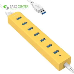 هاب USB 3.0 هفت پورت اوریکو مدل H7013-U3 Orico H7013-U3 7-Port USB 3.0 Hub