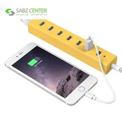 هاب USB 3.0 هفت پورت اوریکو مدل H7013-U3 Orico H7013-U3 7-Port USB 3.0 Hub