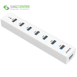 هاب USB 3.0 هفت پورت اوریکو مدل H7013-U3 Orico H7013-U3 7-Port USB 3.0 Hub