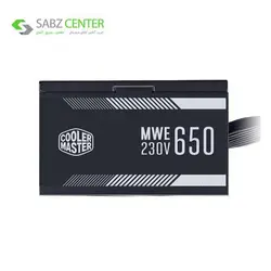 منبع تغذیه کامپیوتر کولر مستر MWE 650 Whiteمنبع تغذیه کامپیوتر کولر مستر MWE 650 White