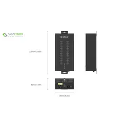 هاب USBصنعتی 20پورت اوریکو IH20POrico IH20P 20 Port Industrial USB Hub