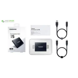 حافظه SSD اکسترنال سامسونگ T5 1TBSamsung T5 External SSD Drive - 1TB