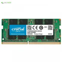 رم لپ تاپ کروشیال DDR4 2400MHz 8GBCrucial DDR4 2400MHz SODIMM RAM - 8GB