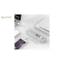 هاب USB3.0 ده پورت اوریکو M3H10-V2Orico M3H10-V2 10 Port USB 3.0 Hub