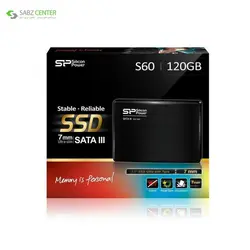 حافظه SSD سیلیکون پاور مدل S60 ظرفیت 120 گیگابایت Silicon Power S60 Sata III SSD - 120GB