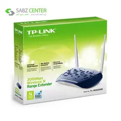 توسعه دهنده شبکه بی‌سیم تی پی-لینک مدل TL-WA830RE TP-LINK TL-WA830RE 300Mbps Wireless N Range Extender