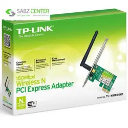 کارت شبکه بی‌سیم تی پی-لینک مدل TL-WN781ND TP-LINK TL-WN781ND 150Mbps Wireless N PCI Express Adapter