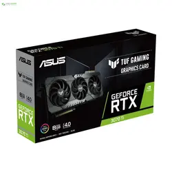 کارت گرافیک ایسوس TUF Gaming GeForce RTX 3070 Ti 8GASUS TUF Gaming GeForce RTX 3070 Ti 8G Graphic Card