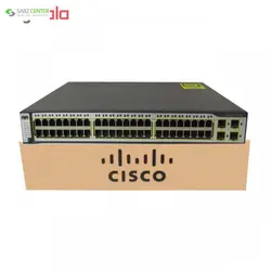 سوییچ 48پورت سیسکو WS-C3750-48TS-SCisco WS-C3750-48TS-S 48Port Switch