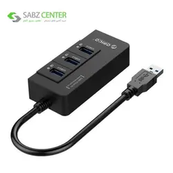 هاب 3 پورت USB 3.0 اوریکو مدل HR01-U3 همراه با پورت RJ45 Orico HR01-U3 3-Port USB 3.0 Hub with RJ45 Port