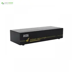 اسپلیتر VGAچهار پورت کی نت پلاسKPS654Knet plus KPS654 VGA Splitter 4port