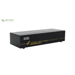 اسپلیتر VGAچهار پورت کی نت پلاسKPS654Knet plus KPS654 VGA Splitter 4port