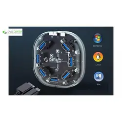 هاب اوریکو مدل H7U-U3Orico H7U-U3 USB 3.0 Hub