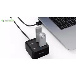 هاب USB2.0 چهارپورت اوریکو DH4U-U2Orico DH4U-U2 Four Port USB 2.0 Hub