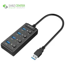 هاب 4 پورت اوریکو مدل W9PH4 Orico W9PH4 4-Port USB-Hub