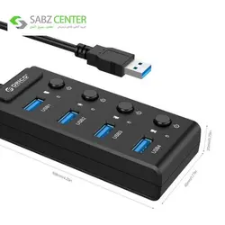 هاب 4 پورت اوریکو مدل W9PH4 Orico W9PH4 4-Port USB-Hub