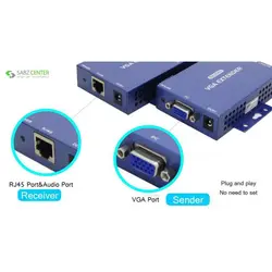 توسعه دهنده VGAکی نت پلاسKPE810KNETPLUS KPE810 VGA Extender