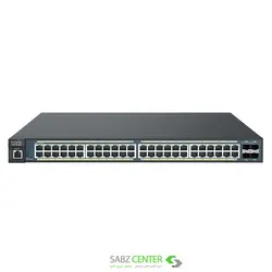 سوييچ رکمونت 48 پورت POE انجنيوس مدل EWS7952FPEngenius EWS7952FP POE 48-Port Rackmount Switch