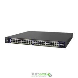 سوييچ رکمونت 48 پورت POE انجنيوس مدل EWS7952FPEngenius EWS7952FP POE 48-Port Rackmount Switch