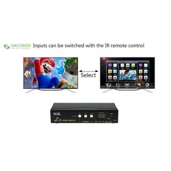 سوئیچHDMI دو پورت کی-نت-پلاس KPS7202KNETPLUS KPS7202 Auto HDMI Switch 2Port
