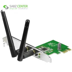 کارت شبکه PCI Express بی‌سیم N300 ایسوس مدل PCE-N15 Asus PCE-N15 Wireless N300 PCI Express Network Adapter