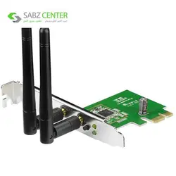 کارت شبکه PCI Express بی‌سیم N300 ایسوس مدل PCE-N15 Asus PCE-N15 Wireless N300 PCI Express Network Adapter