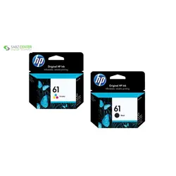 کارتریج اچ پی مدل 61HP 61 Black And 61 Color Package Ink Cartridges