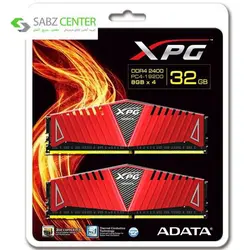 رم دسکتاپ DDR4 CL16 ای دیتا XPG Z1 ظرفیت32ADATA XPG Z1 DDR4 2400MHz CL16 Quad Channel Desktop RAM - 32GB