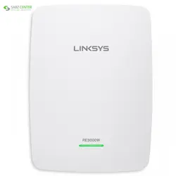 توسعه دهنده محدوده بی‌سیم لینک سیسRE3000W-EKLinksys RE3000W-EK N300 Wireless Range Extender